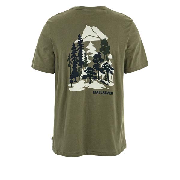 FJÄLLRÄVEN Swedish Forest T Shirt M - Herren Merino T Shirt atmungsaktiv & geruchshemmend