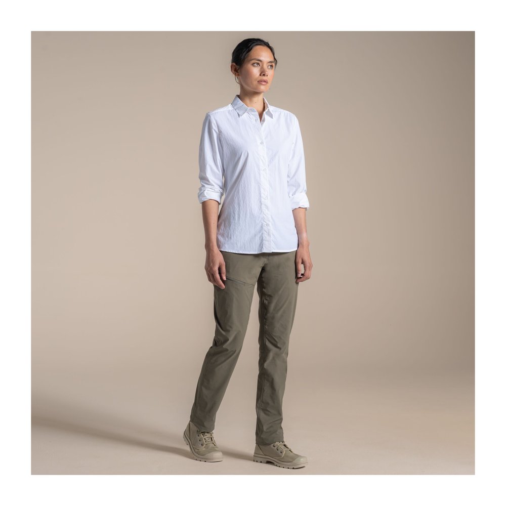 CRAGHOPPERS NosiLife Alma Long Sleeved Shirt Women - Langarmbluse geruchshemmend, insektenabwehrend