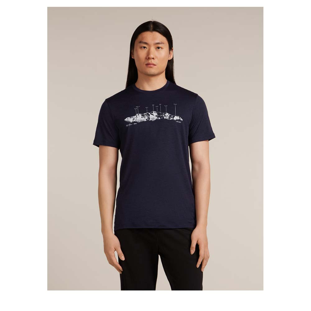 ICEBREAKER Merino 150 Tech Lite SS Tee Massif Men - T-Shirt atmungsaktiv und geruchsabweisend