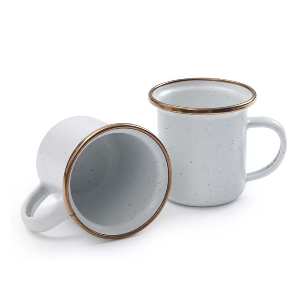 BAREBONES Espresso Cup - Espressotasse aus Emaille - white3