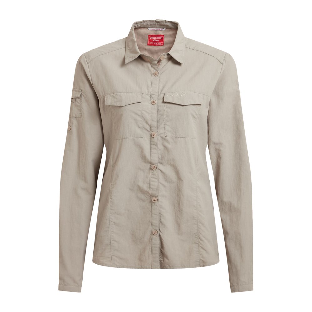 CRAGHOPPERS NosiLife Adventure Long Sleeved Shirt III Women - Langarmbluse geruchshemmend, insektenabwehrend