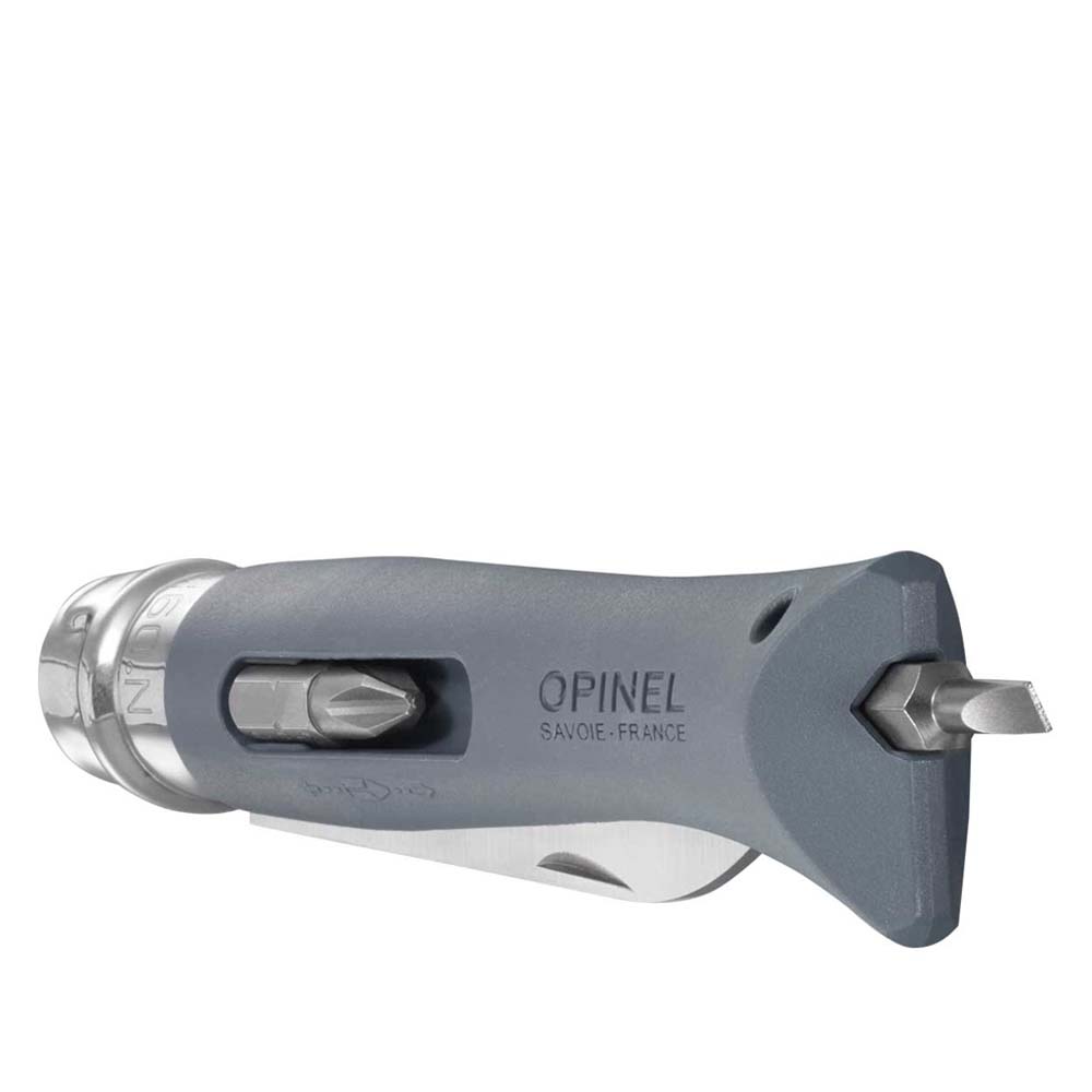 OPINEL No 09 DIY Blister - Taschenmesser grau Schraubendreher