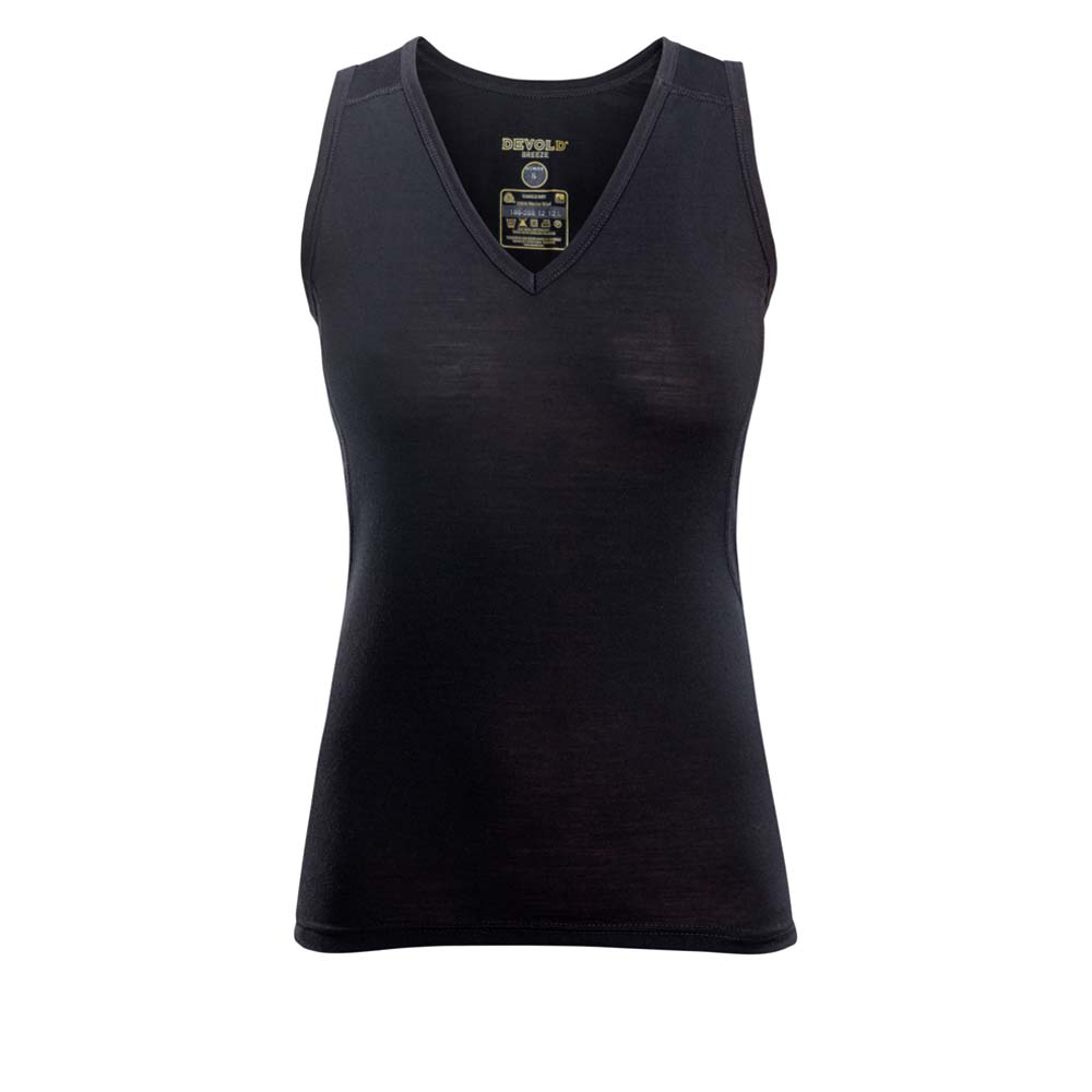 DEVOLD - Breeze Woman Shirt - Langarmshirt black