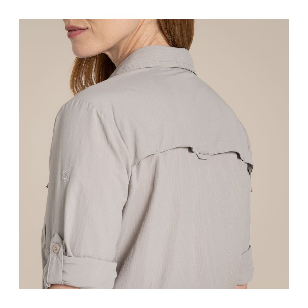 CRAGHOPPERS NosiLife Adventure Long Sleeved Shirt III Women - Langarmbluse geruchshemmend, insektenabwehrend