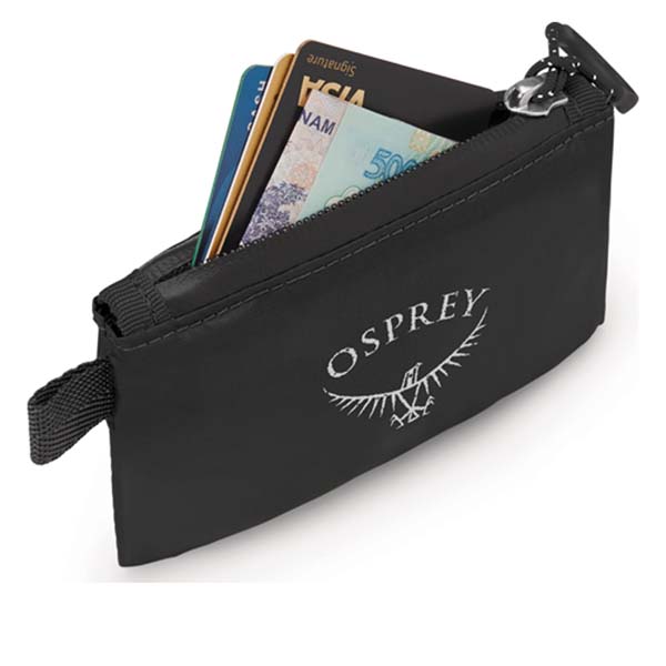 OSPREY Ultralight Wallet - Leichte Geldbörse mit Reißverschlussfach