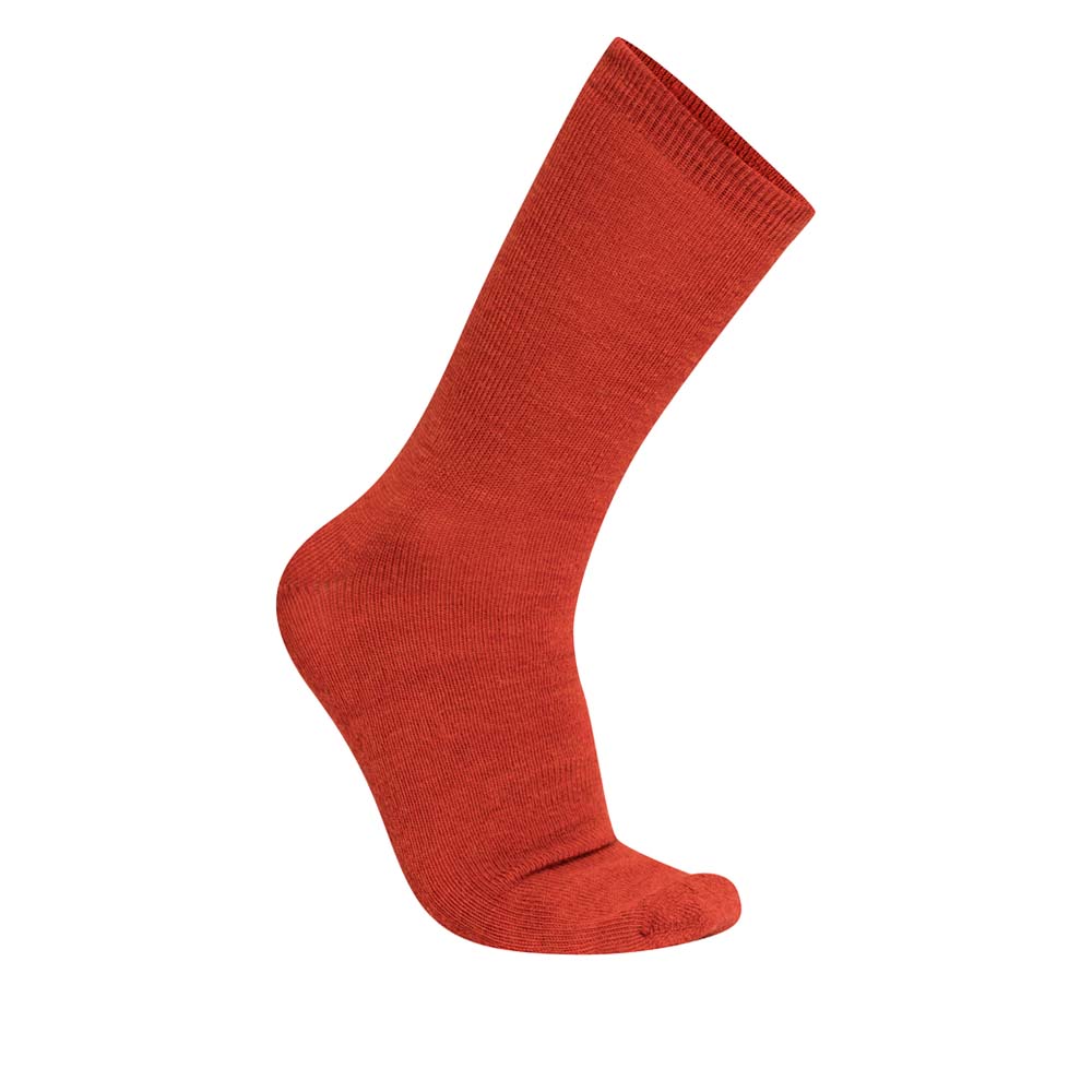 WOOLPOWER Kids Socks Liner Classic - Woll-Socken Kinder - autumn red