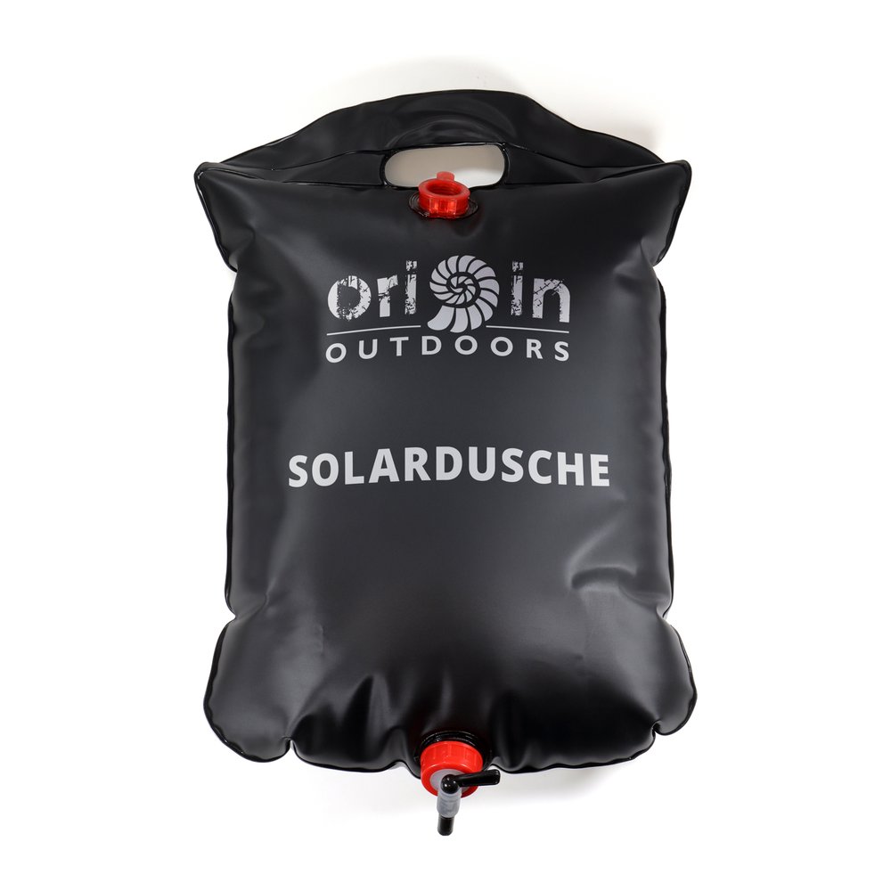 ORIGIN OUTDOORS Solardusche rollbar - Outdoor-Dusche inklusive Seil und Aufhänghaken