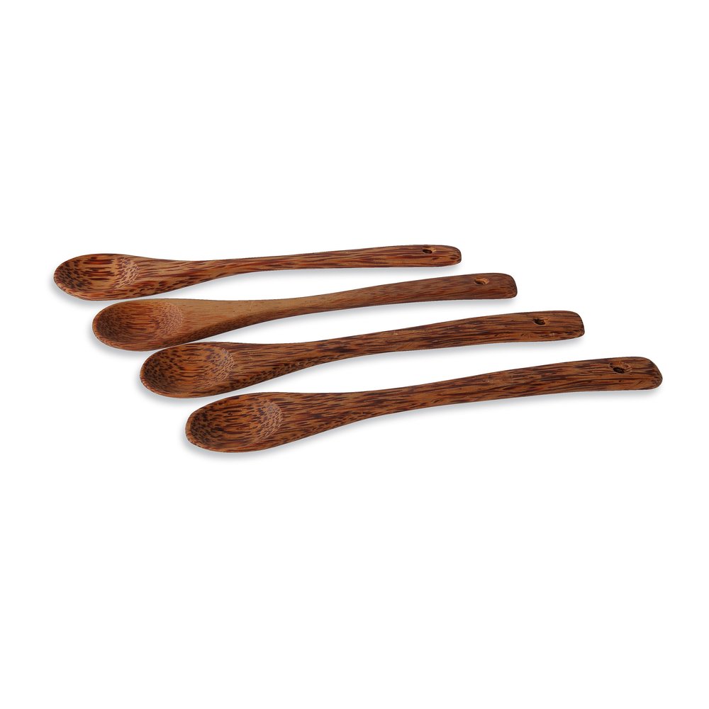 TATONKA Spoon Set (4 pcs) - Löffel-Set aus Kokosnussholz
