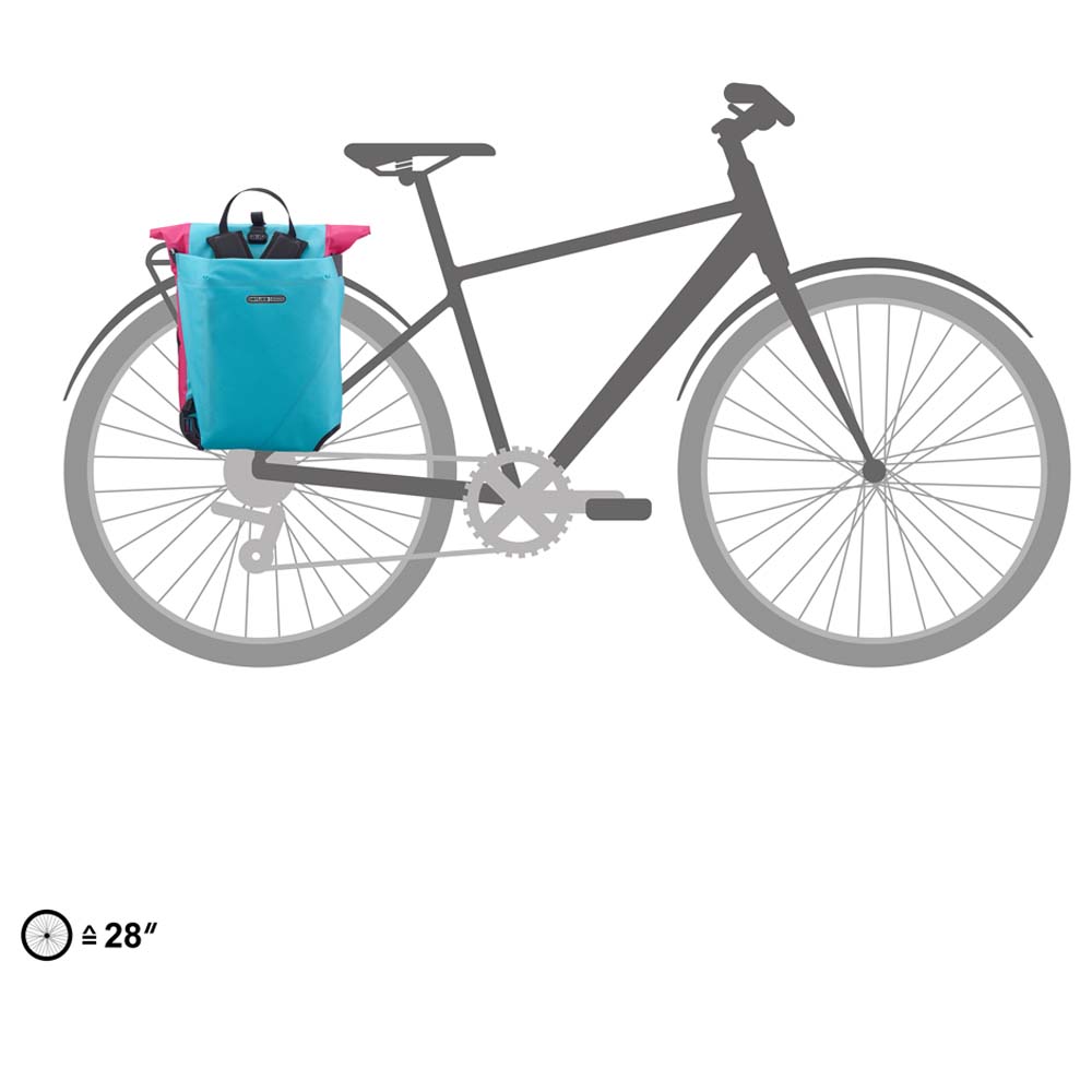 ORTLIEB Vario 26L QL2.1 - Fahrradrucksack-Tasche wasserdicht, umwandelbar